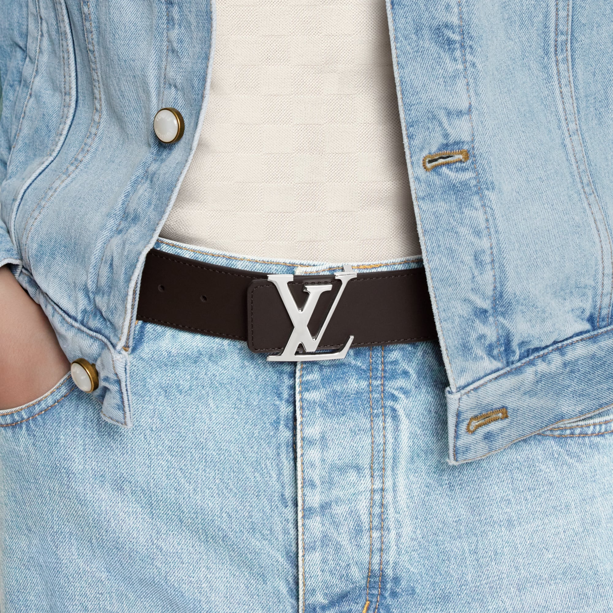 LV Initiales 40mm Reversible Belt Damier Ebene - Holiday Gifts for